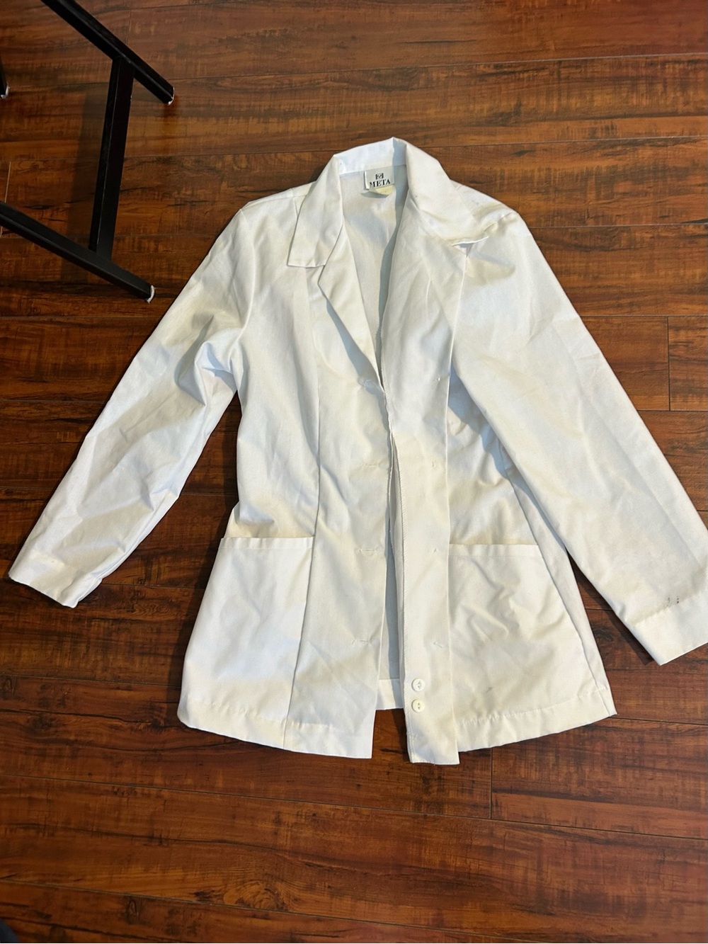 White Women's Notch Collar Jacket